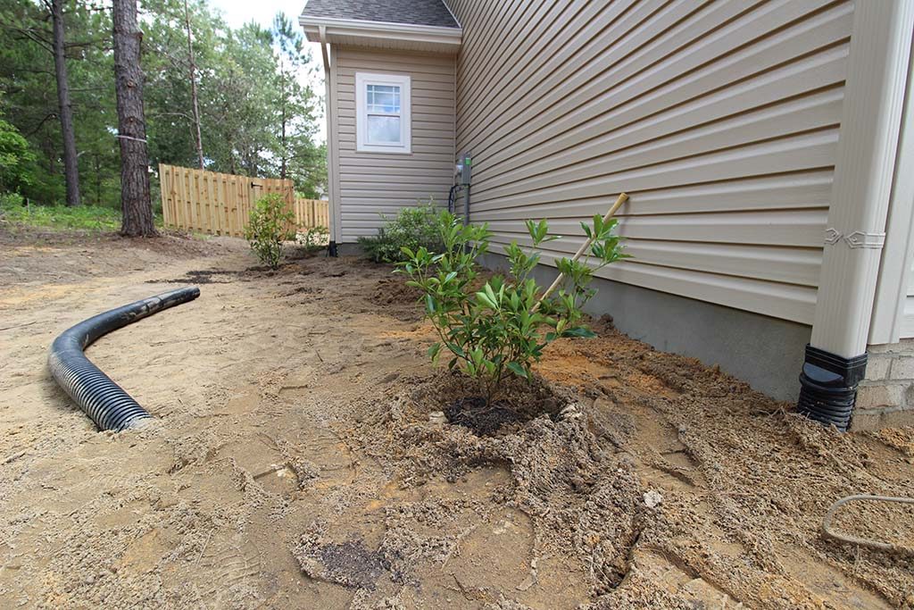 Residential Drainage System Installation, Pinehurst NC